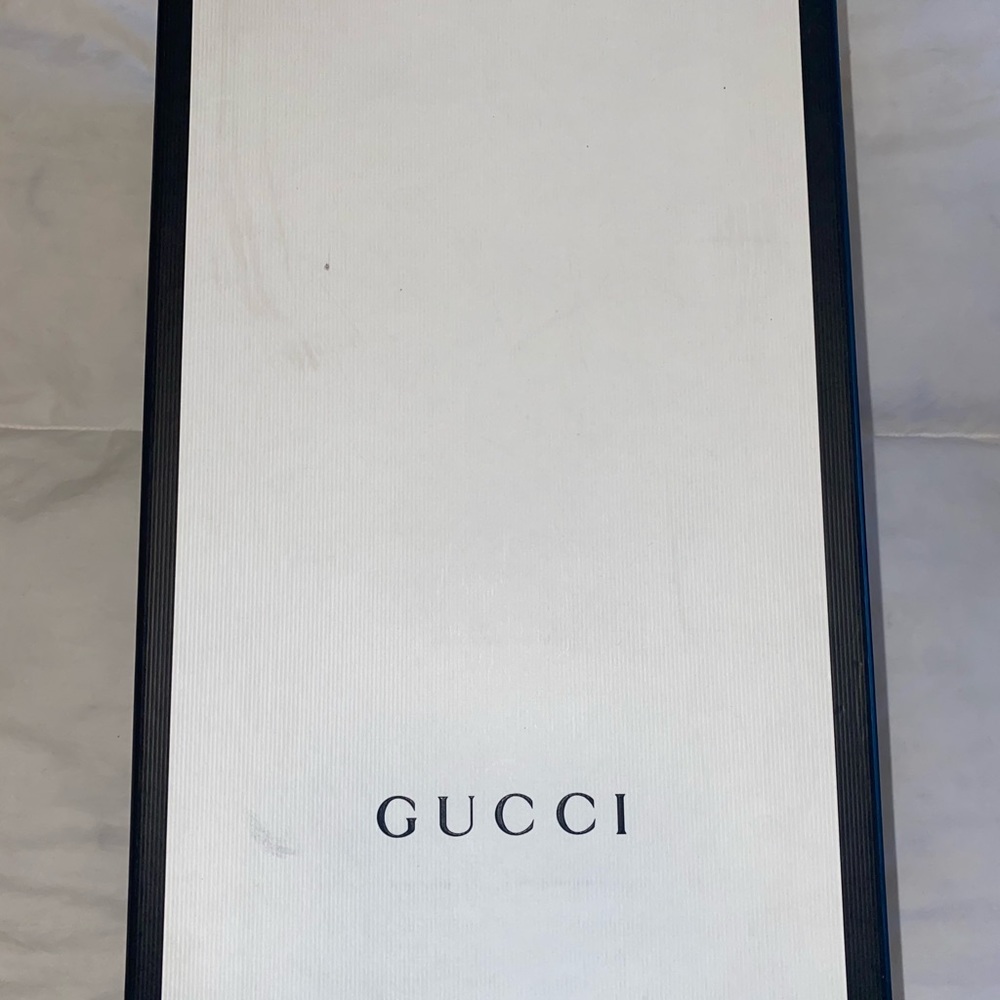 Gucci Loafers Navy Leather